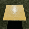 Table Basse - Zellige - Bâtons Rompus - Jaune - 50x50cm - Hauteur 43cm -