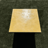 Table Basse - Zellige - Ecaille - Jaune - 50x50cm - Hauteur 43cm -
