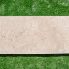Dessus de Mur en Travertin Mix Beige - Bord Droit - 100 x 30,5 x 3 cm -