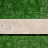 Margelle Travertin Light Mix - Beige - Bord droit - 120 x 30,5 x 3cm - Vieillie -