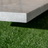 Dessus de Mur Bluestone - Bord Droit - 61 x 30,5 x 3 cm -