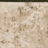 Margelle Travertin Commercial - Beige - Bord droit - 61x 30,5 x 5 cm - Vieillie -
