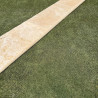 Margelle Travertin Commercial - Beige - Bord arrondi - 61 x 33 x 5 cm - Vieillie -