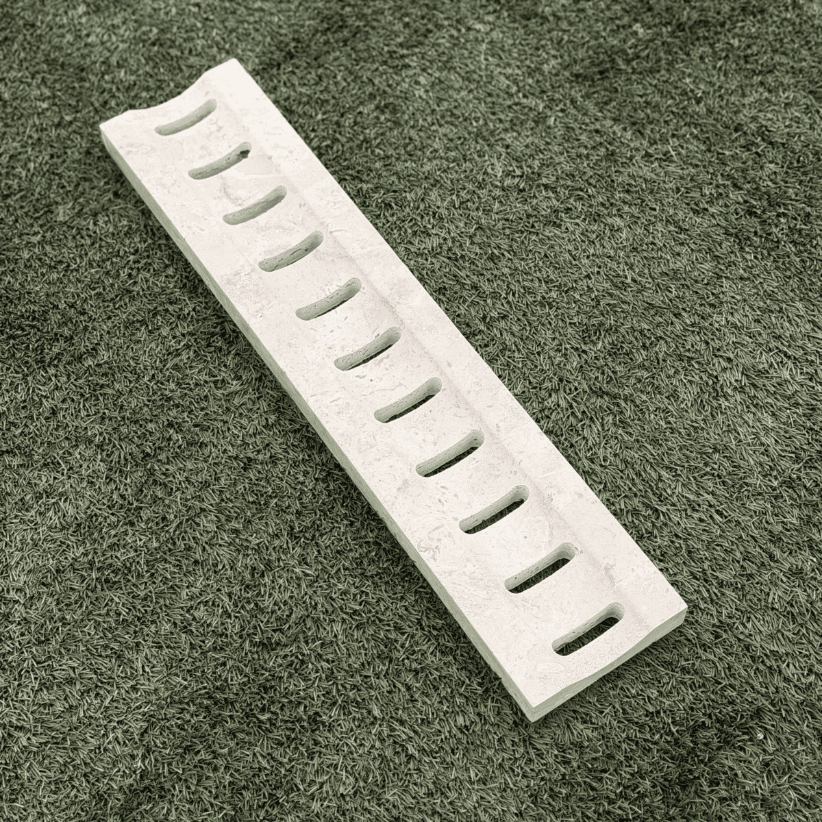 Caniveau Travertin premier choix Light Mix Beige - 61 x13,5 x 3 cm - Vieillie -