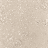 Margelle Travertin 1er choix light mix- Beige - Bord arrondi - 61 x 33 x 3 cm - Vieillie -