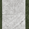 Margelle de piscine en travertin Silver 61 x 30,5 x 3 cm - Bord droit -