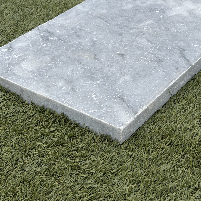 Margelle Bluestone - Bord droit - 61/30.5cm 3cm - Vieillie -