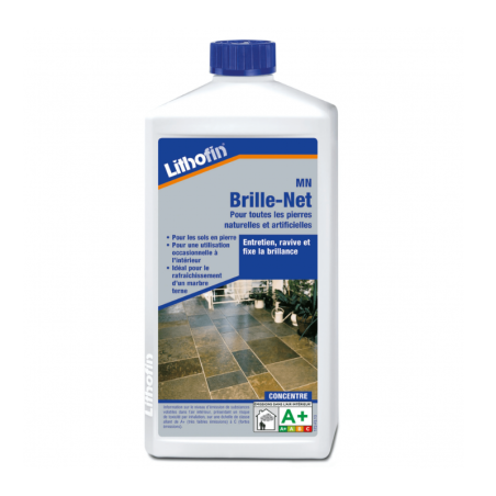 Vitrificateur lustrant pierre naturelle - 1 L - Lithofin Brille Net -