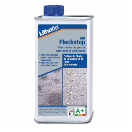 Hydrofuge neutre anti-taches pierre naturelle - 1 L - Lithofin Fleckstop MN -