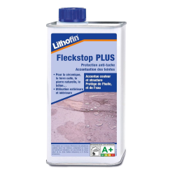 Hydrofuge effet mouillé anti-taches pierre naturelle - 1 L - Lithofin Fleckstop Plus -