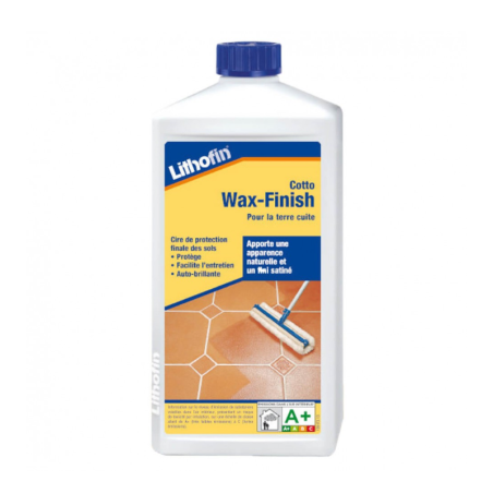 Protection vitrificatrice terre cuite - 1 L - Lithofin Cotto Wash Finish -