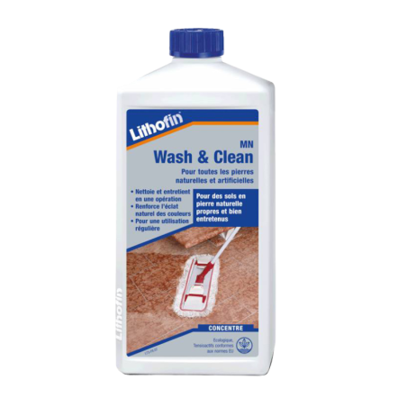 Nettoyant d’entretien pierre naturelle - 1 L - Lithofin Wash & Clean -