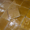 Carrelage - Véritable Zellige de Fès - Moutarde -