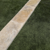 Dessus de Mur en Travertin Mix Beige - 1er Choix - Bord Droit - 61 x 30,5 x 5 cm -