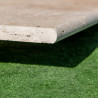 Marche en travertin Premier Choix Mix Beige 120 x 33 x 3 cm - Bord arrondi -