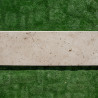Marche en travertin Premier Choix Light Mix Beige 120 x 33 x 3 cm - Bord arrondi -