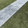 Marche en pierre naturelle Darkstone 61 x 33 x 3 cm - Bord arrondi -