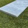 Marche en pierre naturelle Bluestone 61 x 33 x 3 cm - Bord arrondi -