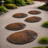 Pas japonais - Ardoise - 60 - 100cm - ≈20mm - Irrégulier Rouille -
