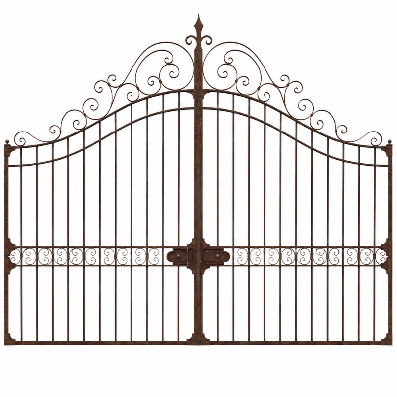 Portail en Fer Forgé Châtelain – 2 Battants 4 m -