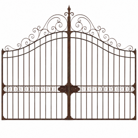 Portail en Fer Forgé Châtelain – 2 Battants 4 m -