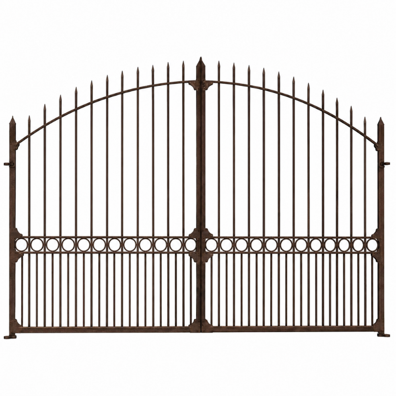 Portail Fer Forgé - Domaine - 2 battants - 4m -