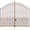 Portail en Fer Forgé Médiéval – 2 Battants 4 m -