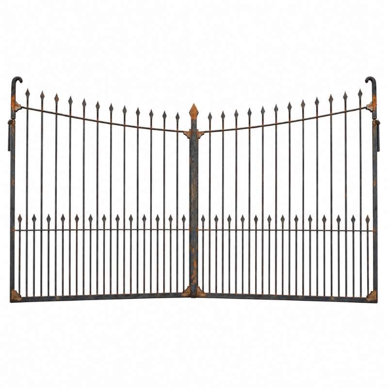 Portail en Fer Forgé Grange – 2 Battants 4 m -