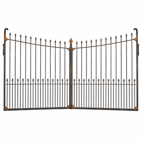 Portail en Fer Forgé Grange – 2 Battants 4 m -