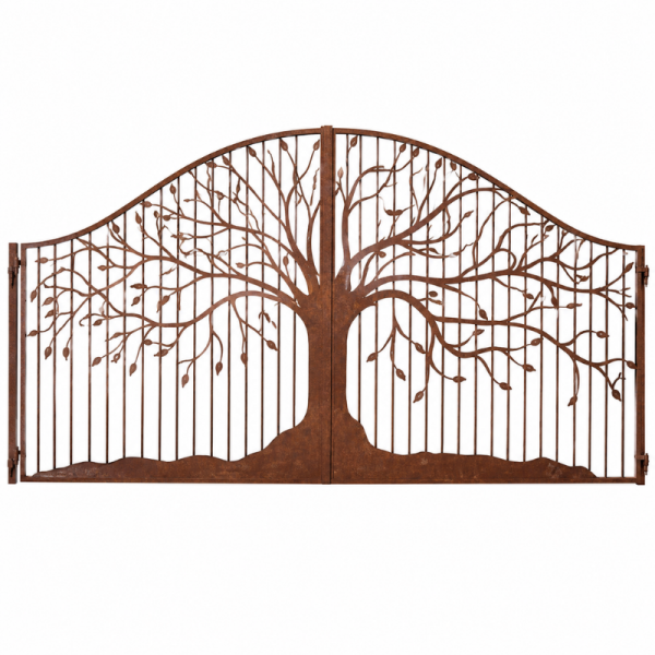 Portail en Fer Forgé Arbre – 2 Battants 4 m -