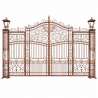 Ensemble Portail en Fer Forgé Versailles - 2 Battants 7 m -