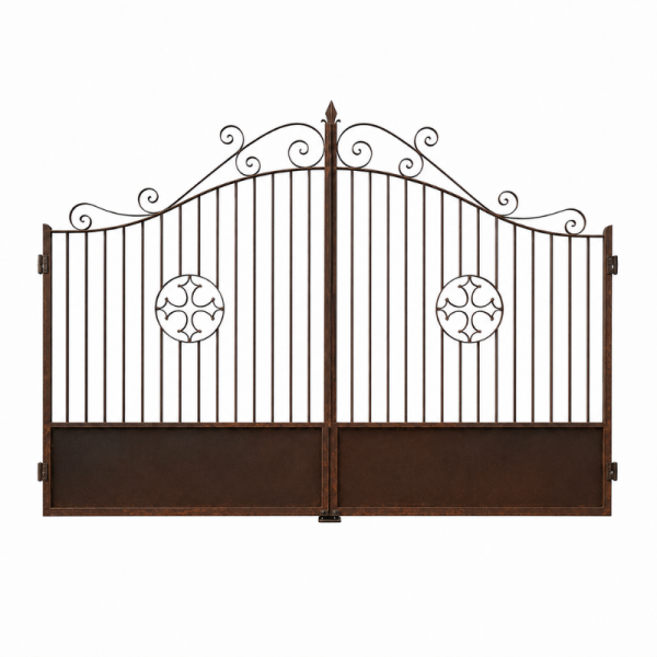 Portail en Fer Forgé Grenadin – 2 Battants 4 m -