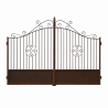 Portail en Fer Forgé Grenadin – 2 Battants 4 m -