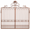 Portail en Fer Forgé Normand – 2 Battants 4 m -