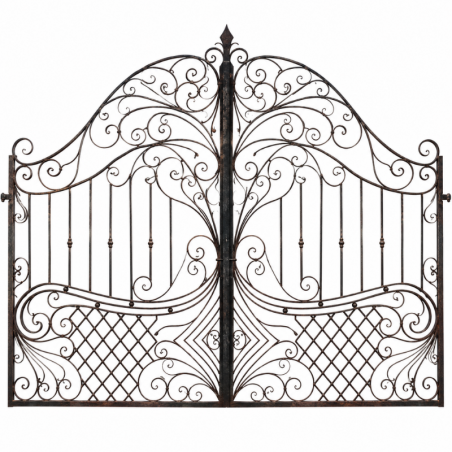 Portail en Fer Forgé Papillon – 2 Battants 4 m -