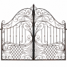 Portail en Fer Forgé Papillon – 2 Battants 4 m -