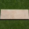 Margelle de piscine en travertin Premier Choix Mix Beige 140 x 40,6 x 3 cm - Bord Droit -
