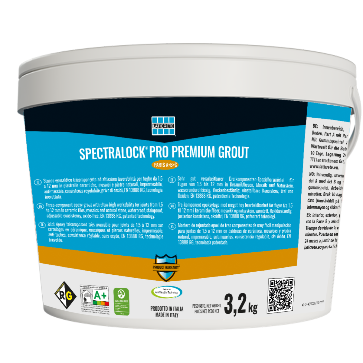 Joint époxy beige clair haute résistance - 3,2 kg - Spectralock Pro Premium Grout -