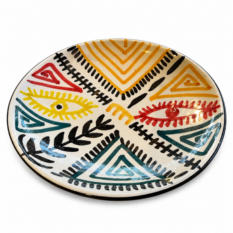 Assiette Artisanale - Emaillé - ø25cm - IV -