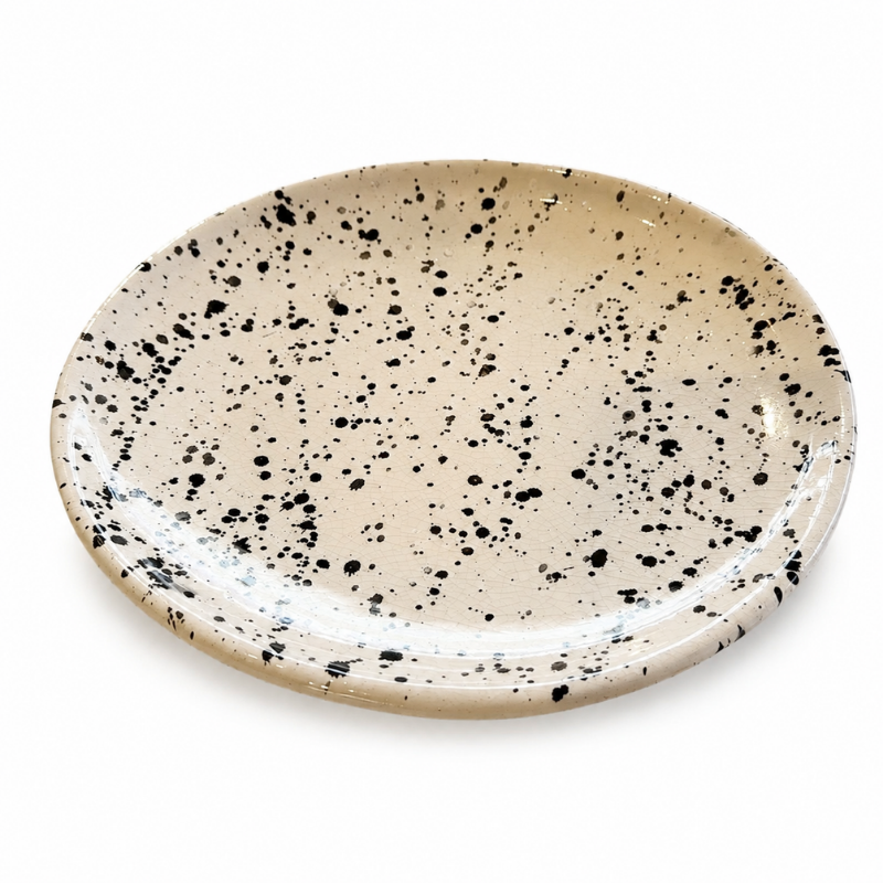 Assiette Artisanale - Emaillé - ø25cm - V -