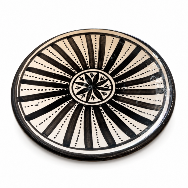 Assiette Artisanale - Emaillé - ø25cm - VI -