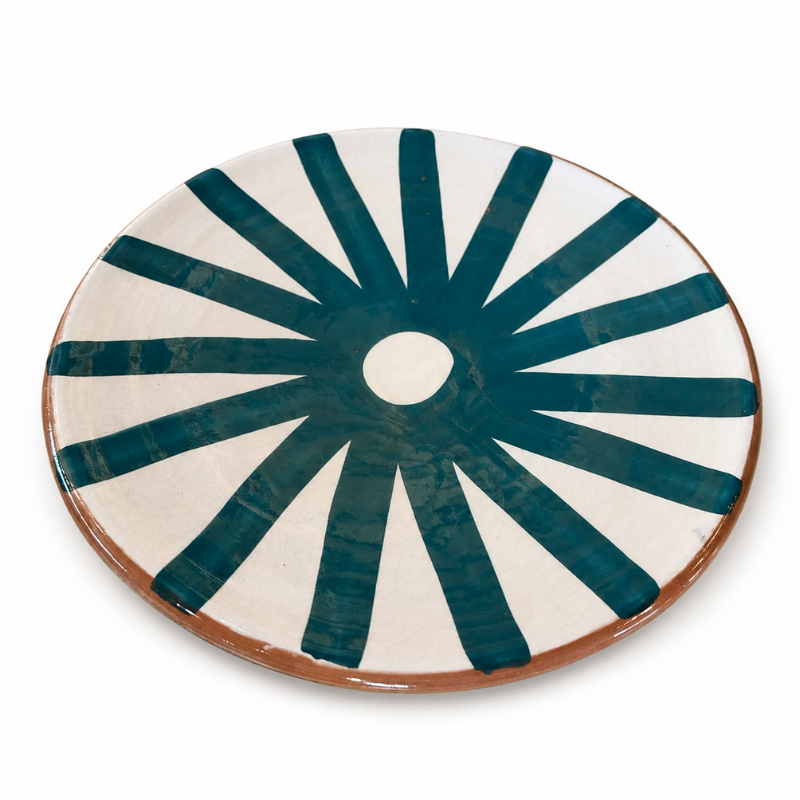 Assiette Artisanale - Emaillé - ø25cm - XII -