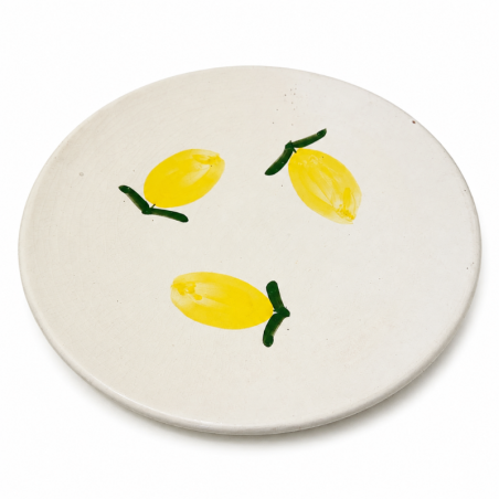 Assiette Artisanale - Emaillé - ø25cm - XVII -