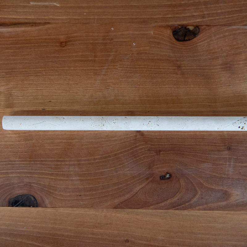 Bâtonnet Travertin Beige - Light - 30,5x 2 cm - Épaisseur 15mm - Vieillie -