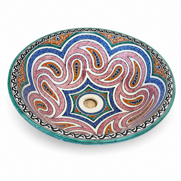 Vasque à encastrée Zellige - ø 50x18cm -