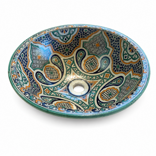 Vasque à encastrer Zellige - ø 50x20cm -