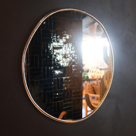 Miroir Artisanal - Saphir - M - ø 30cm -