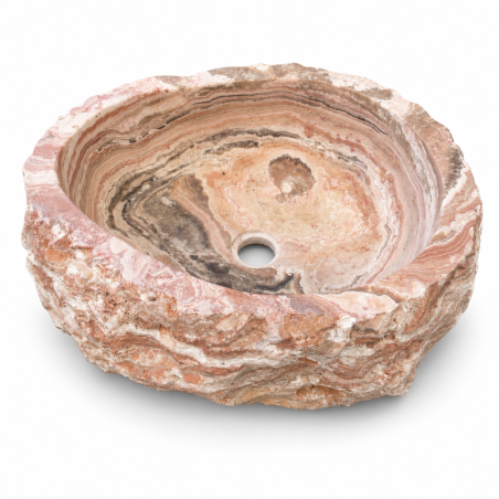 Vasque à poser Marbre Onyx III- 50x40x15cm - Eclatée Naturelle -