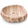 Vasque à poser Marbre Onyx V- 50x40x15cm - Eclatée Naturelle -