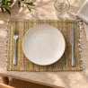 Sets Artisanaux - Osier - ≈ 40x30cm - Sans Franges -